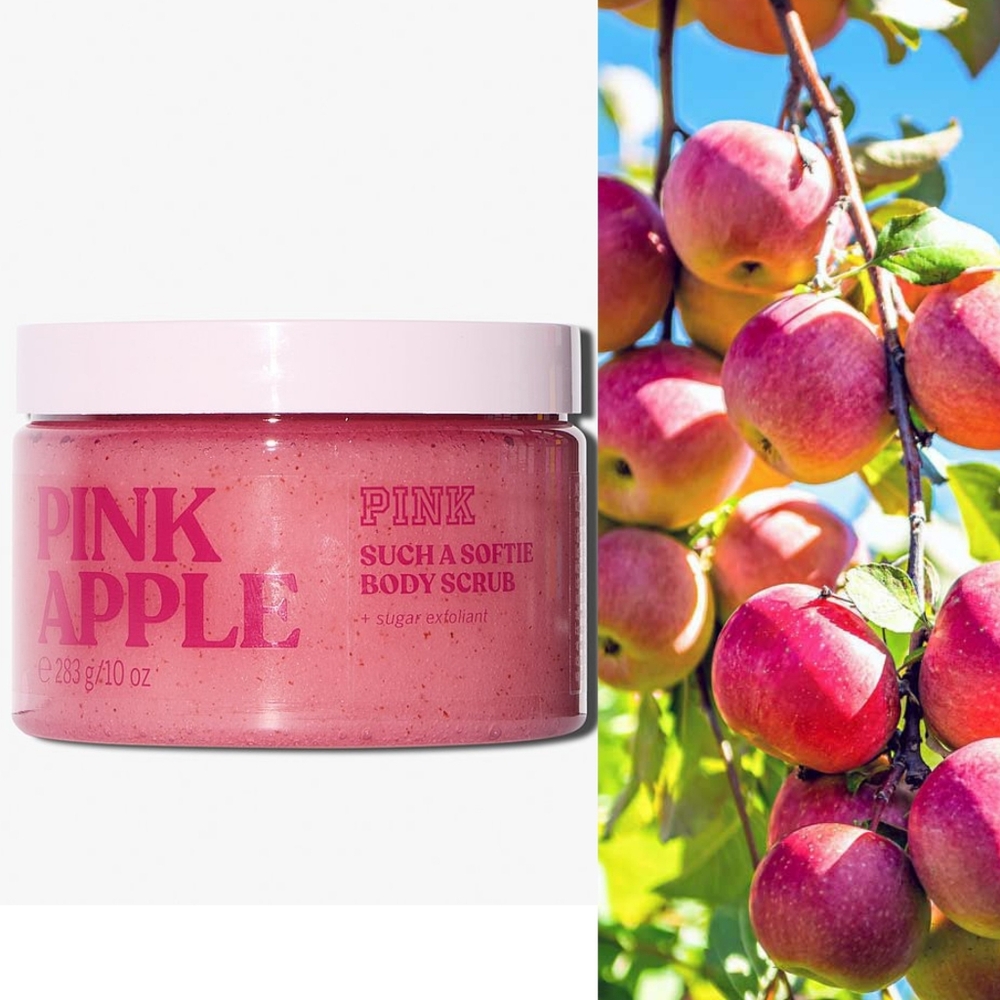 PINK Victoria's Secret Pink Apple Such a Softie Body Scrub Sugar Exfoliant NEW